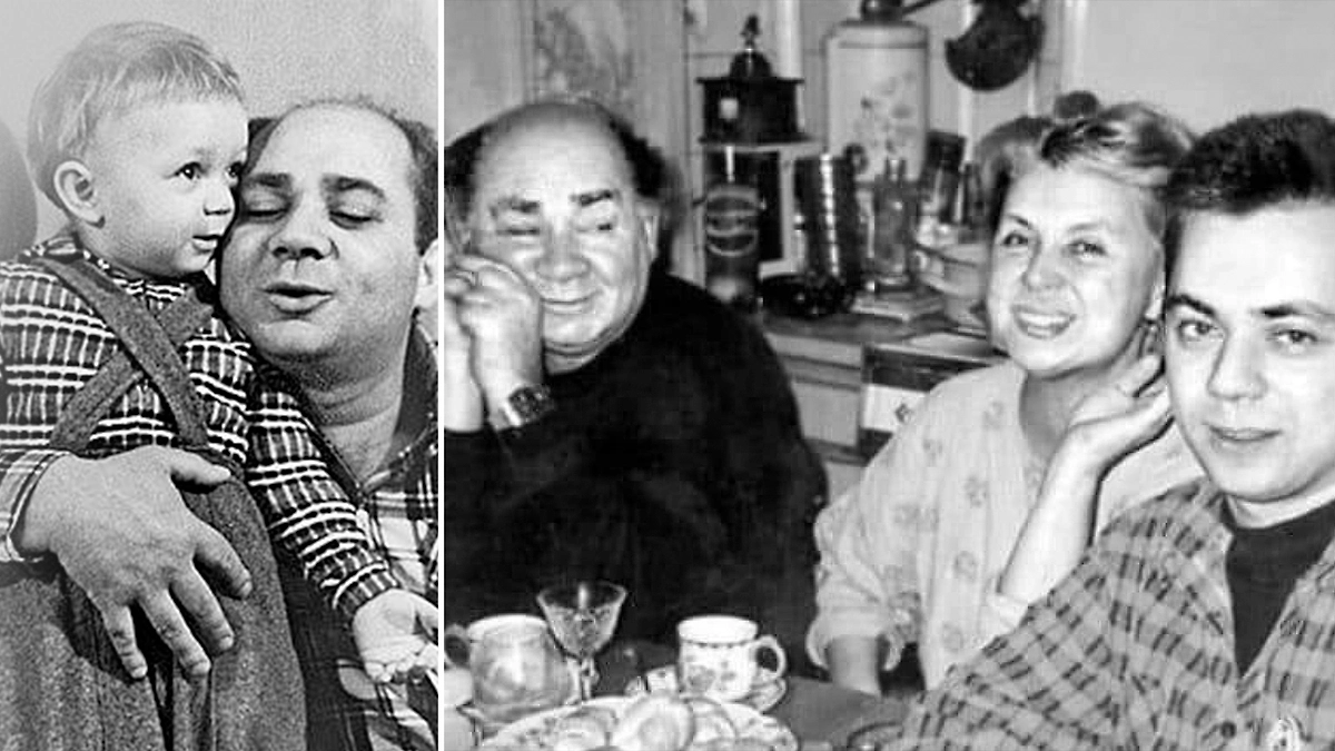 Евгений Леонов был женат на Ванде Стойловой, у пары родился сын Андрей. Фото © VK / Андрей Леонов, Евгений Леонов