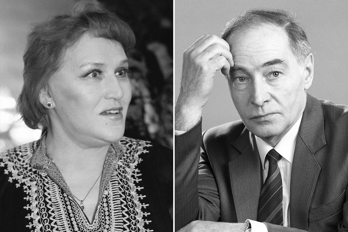 Нонна Мордюкова и Вячеслав Тихонов: две звезды одного курса ВГИКа и 13 лет совместной жизни. Фото © ТАСС / Валерий Христофоров, Николай Малышев