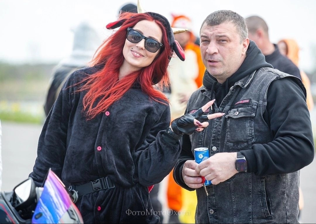 Погибшие в аварии в Ростовской области Вера и Михаил. Фото © Telegram /FotoMotoOhota ФотоМотоОхота
