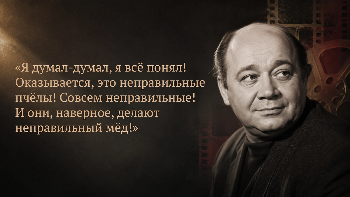 Голос Евгения Леонова в мультфильме «Винни-Пух» 1969 года: 10 лучших цитат актёра. ИИ-иллюстрация: создано редакцией Life.ru с использованием ChatGPT (OpenAI)