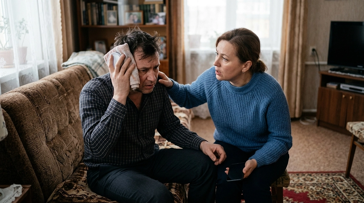 Первая помощь при травме головы: почему пострадавшего нельзя перемещать без необходимости? ИИ-иллюстрация: создано редакцией Life.ru с использованием Nano Banana AI