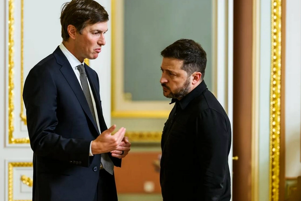 Джаред Кушнер и Владимир Зеленский. Обложка © Whitehouse.gov