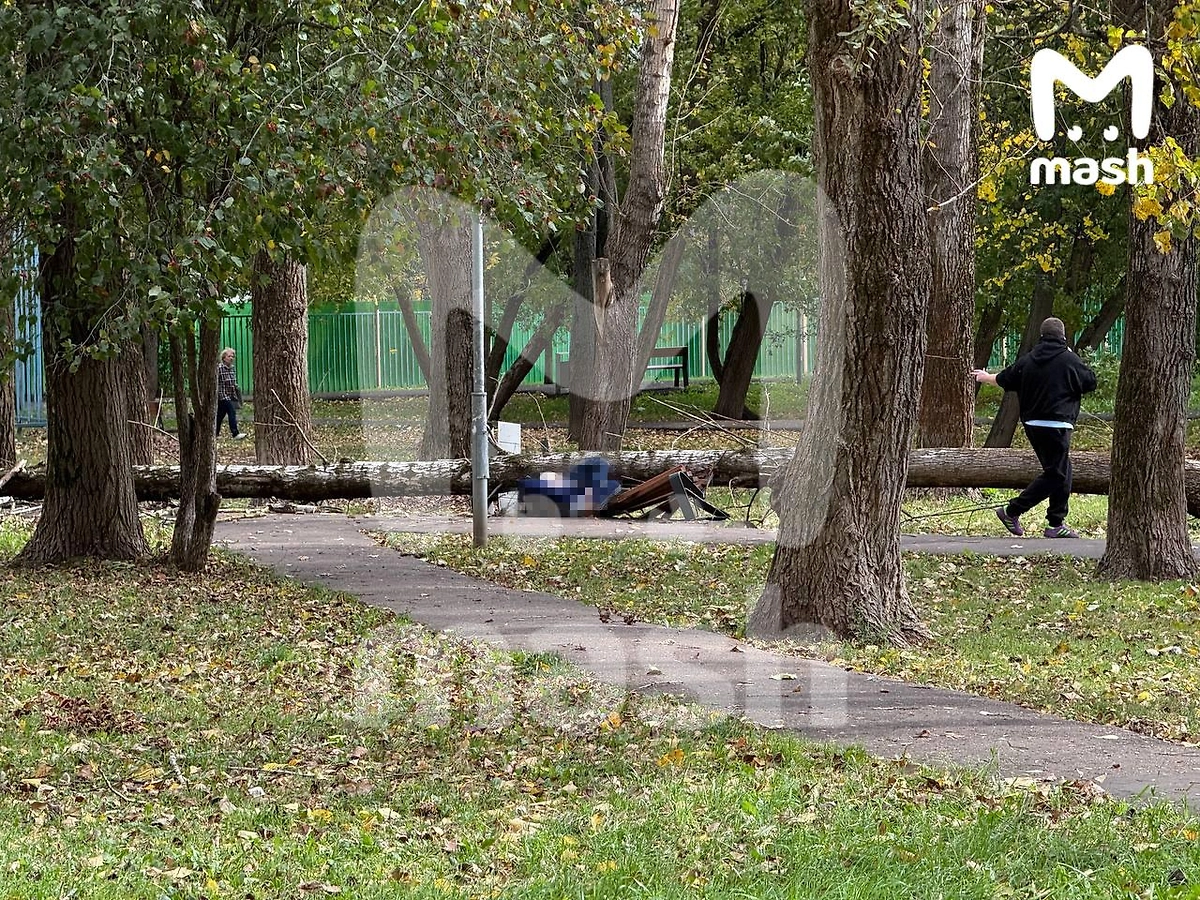 Место происшествия. Фото © Telegram / Mash