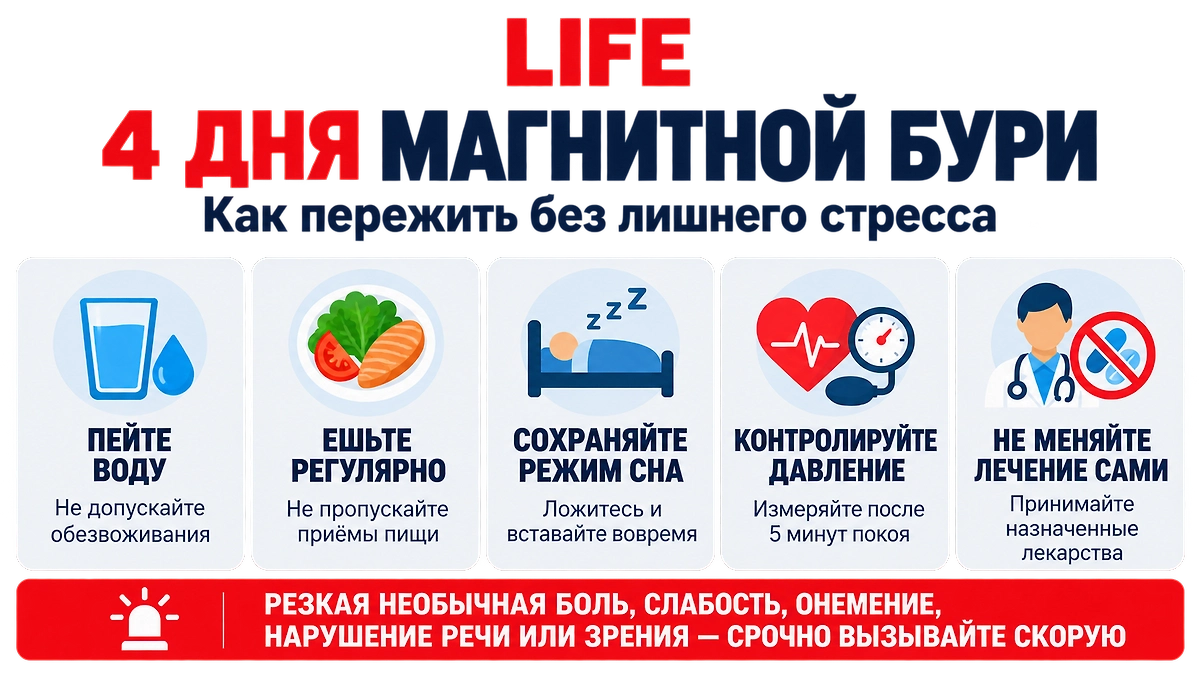 Что делать во время магнтной бури метеозависимым? Фото © Инфографика Life.ru