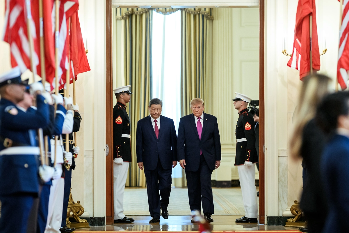 Си Цзиньпин и Дональд Трамп. Обложка © X / The White House