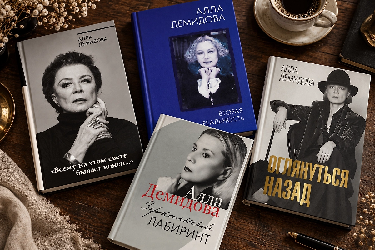 Книги Аллы Демидовой о театре, поэзии и коллегах. ИИ-иллюстрация: создано редакцией Life.ru с использованием ChatGPT (OpenAI) 
