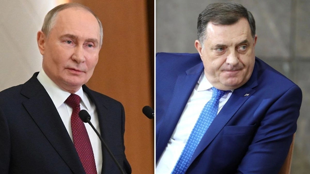 Владимир Путин и Милорад Додик. Обложка © Life.ru, kremlin.ru
