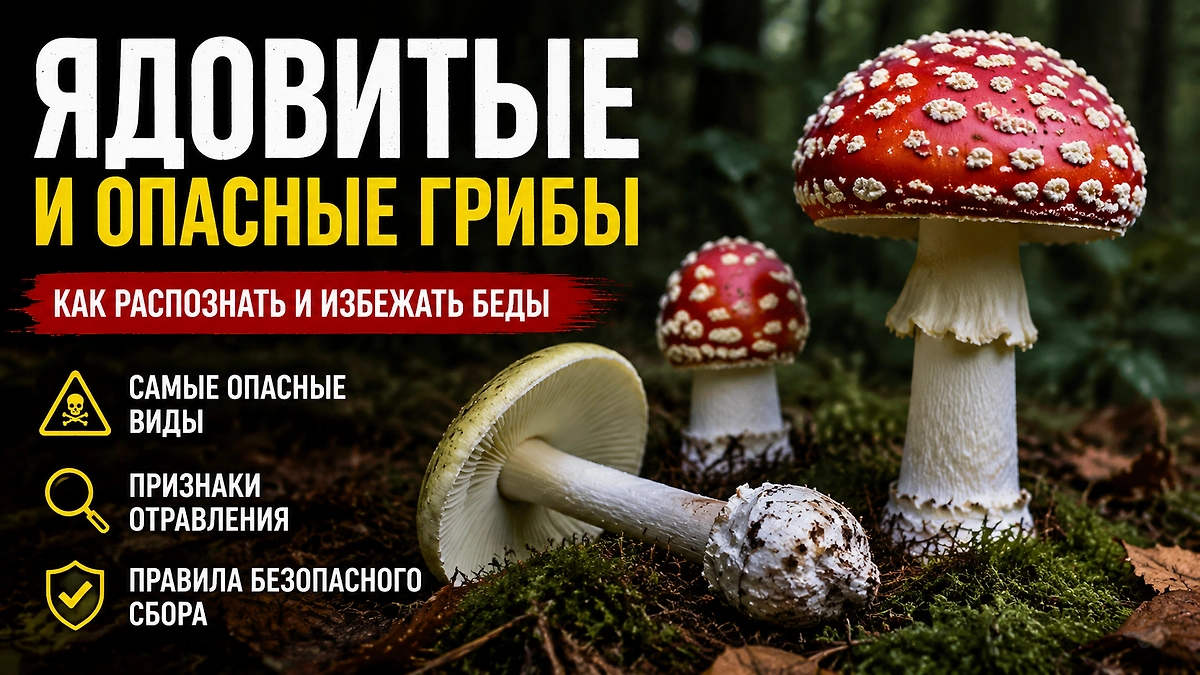 Ядовитые и опасные грибы