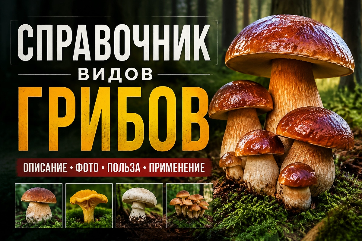 Справочник видов грибов
