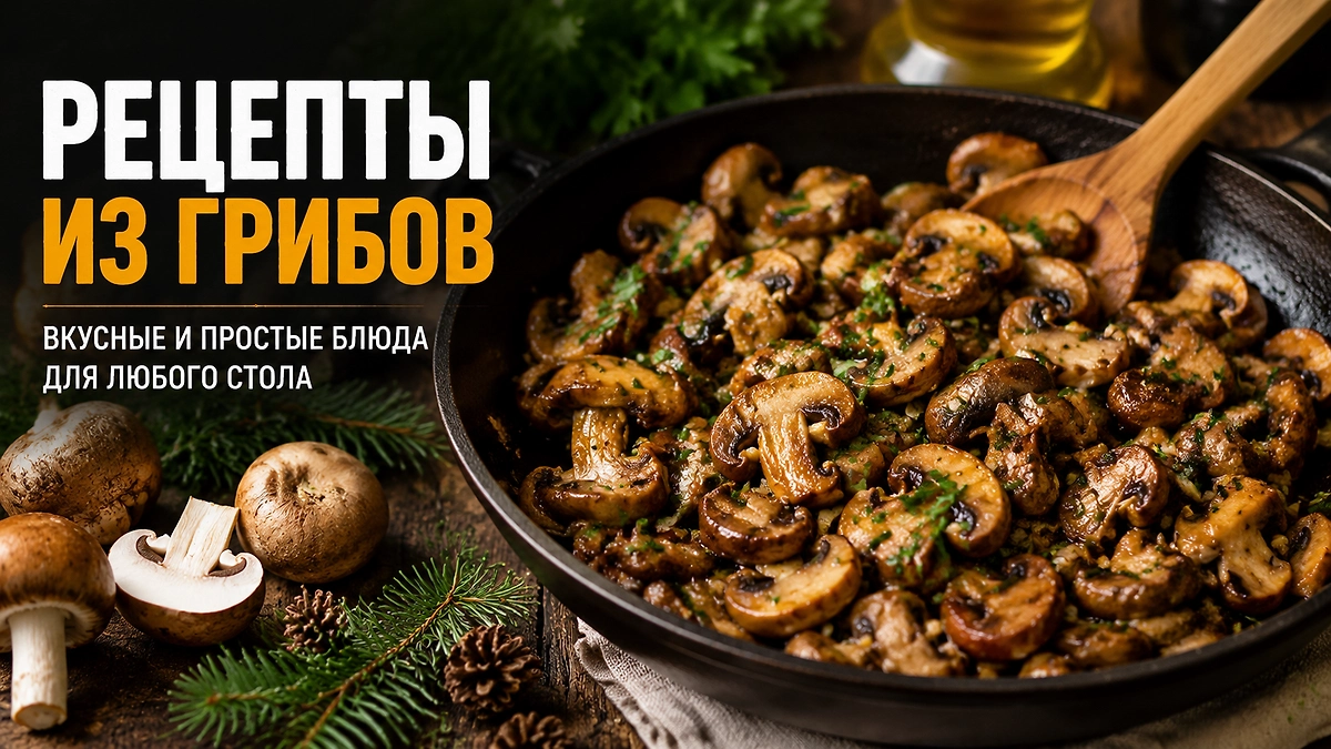 Рецепты из грибов