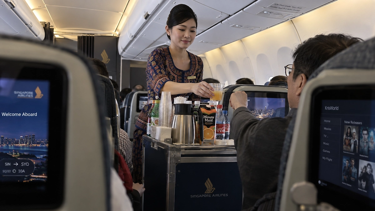 Singapore Airlines возглавила рейтинг лучших авиакомпаний мира 2026 года. ИИ-иллюстрация: создано редакцией Life.ru с использованием ChatGPT (OpenAI)