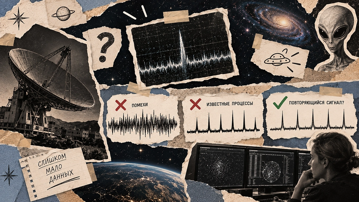 Необычный космический сигнал ещё не доказательство существования инопланетян: сначала учёные исключают помехи и естественные источники. ИИ-иллюстрация: создано редакцией Life.ru с использованием ChatGPT (OpenAI) 