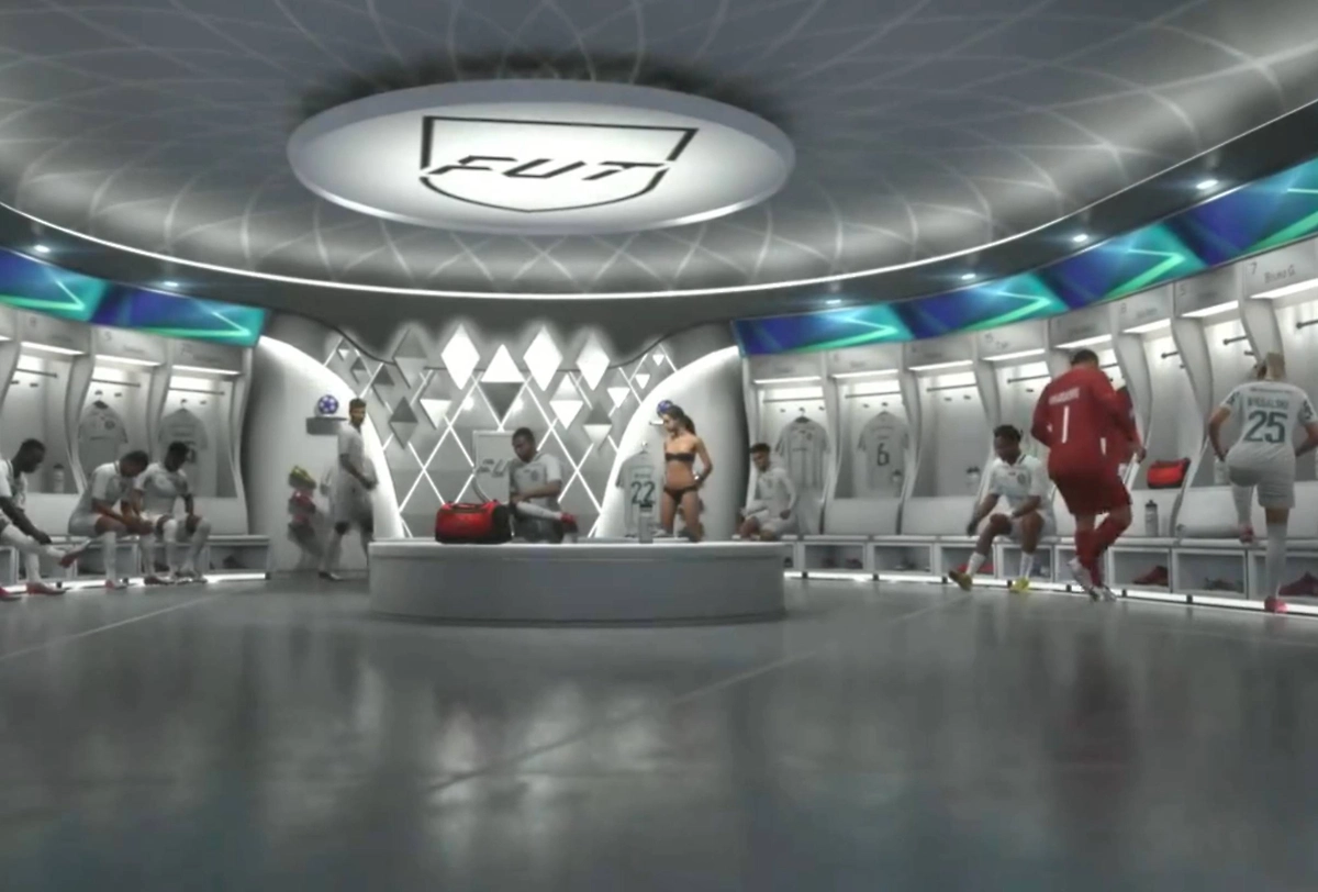 Баг в EA Sports FC 27 оставил футболисток в одном нижнем белье. Фото © Reddit