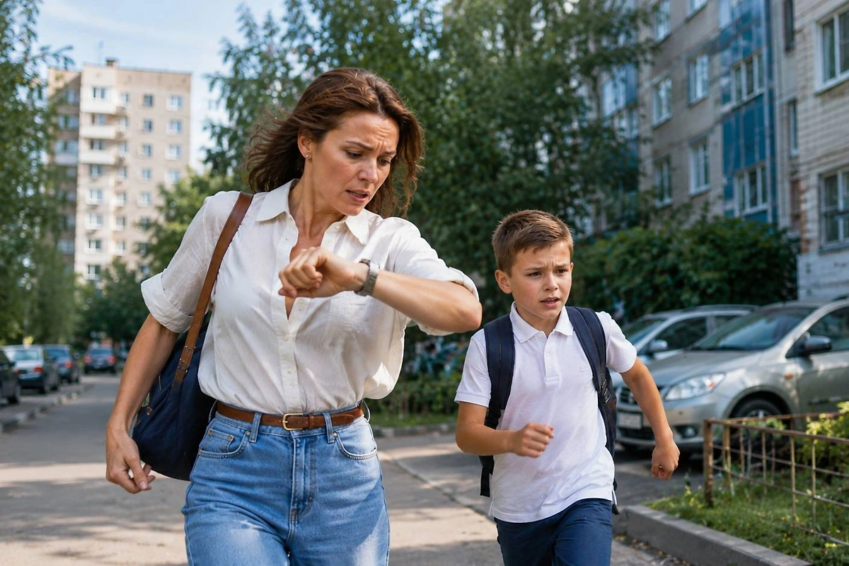 Цейтнот родителей и его влияние на усталость ребёнка. ИИ-иллюстрация: создано редакцией Life.ru с использованием ChatGPT (OpenAI)