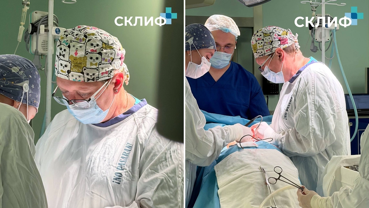 Врачи помогли пенсионерке, которая два года не могла есть и пить. Фото © Telegram / Склиф