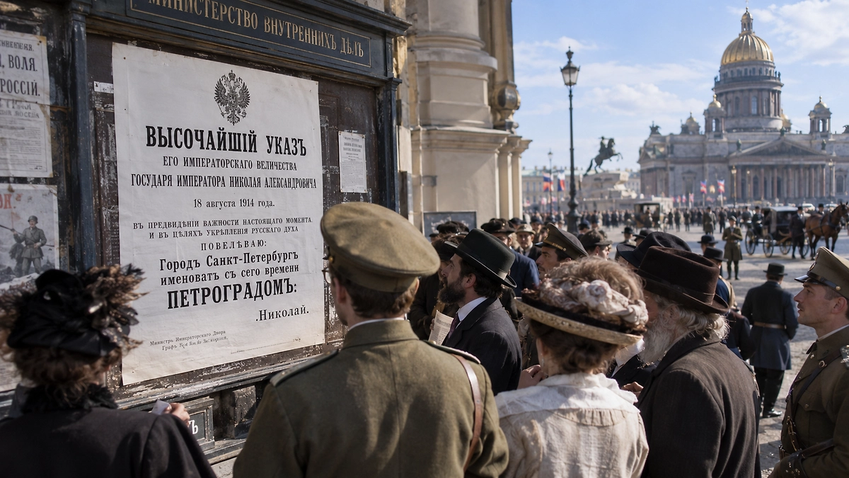 Как выглядел Санкт-Петербург до переименования города в Петроград в 1914 году? ИИ-иллюстрация: создано редакцией Life.ru с использованием ChatGPT (OpenAI)