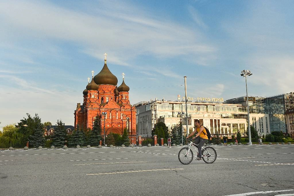 Площадь Ленина в Туле станет главной концертной площадкой Дня города: 12 сентября здесь выступят TODES и Александр Панайотов. Фото © Александр Манзюк/ТАСС
