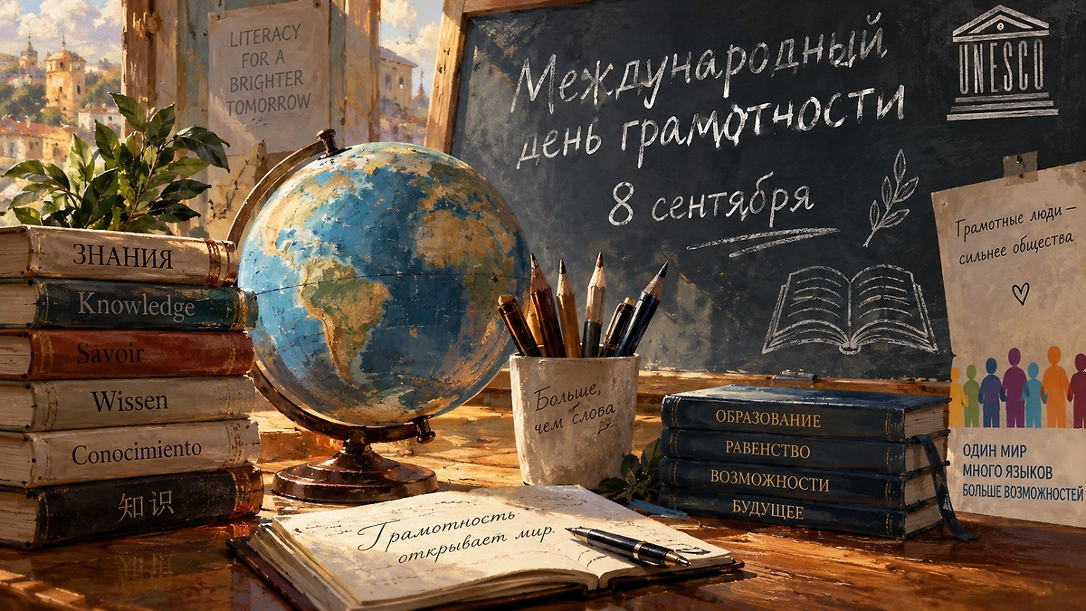 Международный день грамотности отмечается во всём мире 8 сентября. ИИ-иллюстрация: создано редакцией Life.ru с использованием ChatGPT (OpenAI)