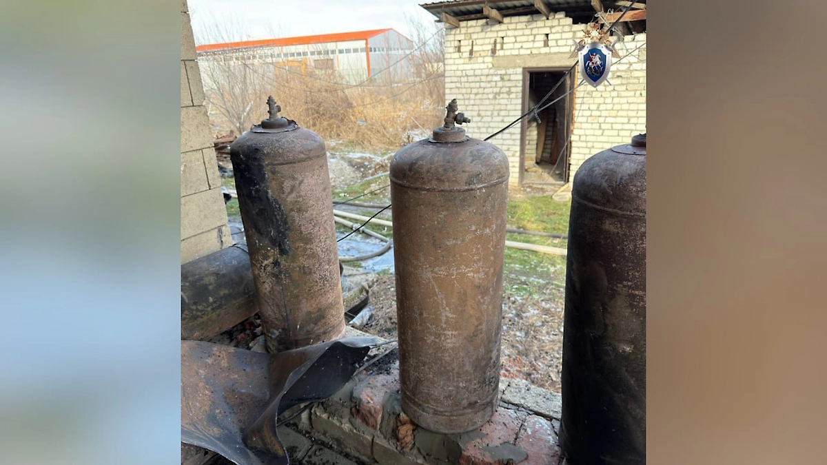 Место взрыва газа в кафе на Ставрополье. Фото @ Telegram / СУ СК России по Ставропольскому краю