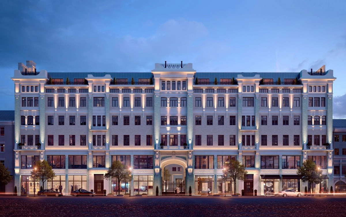 Дом, в котором находится новая квартира Собчак. Фото © dmitrovka9.ru