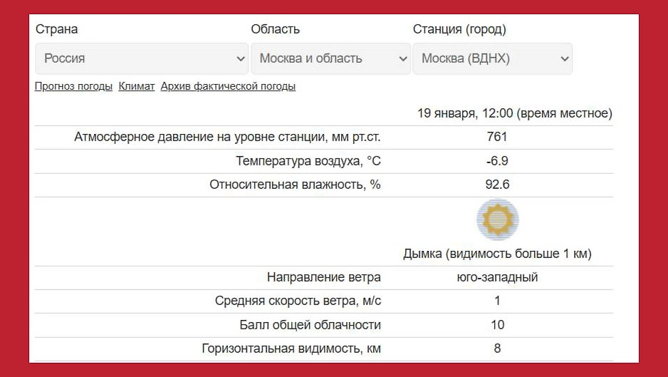 Скрин © Гидрометцентр России