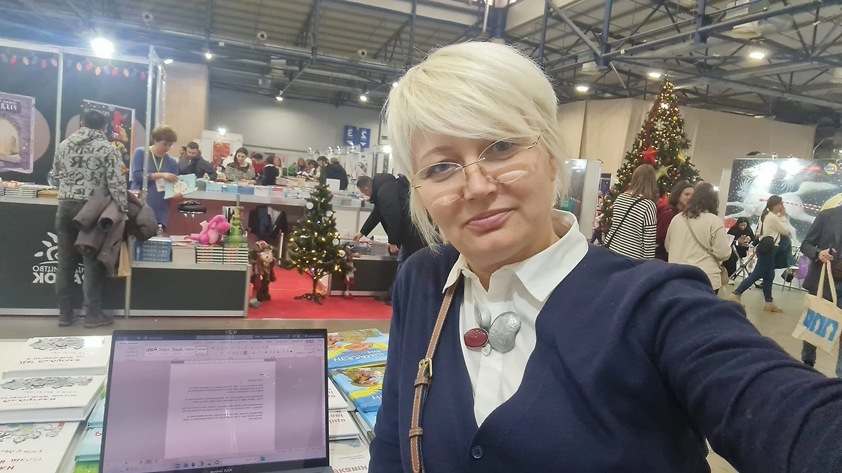 Лариса Ницой борется за чистоту мовы. Фото © Facebook (признан экстремистской организацией и запрещён на территории Российской Федерации) / Larysa Nitsoi