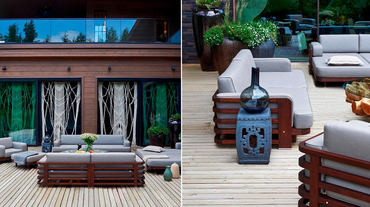 Интерьеры особняка Собчак на Рублёвке. Фото © Instagram (признан экстремистской организацией и запрещён на территории Российской Федерации) / xenia_sobchak