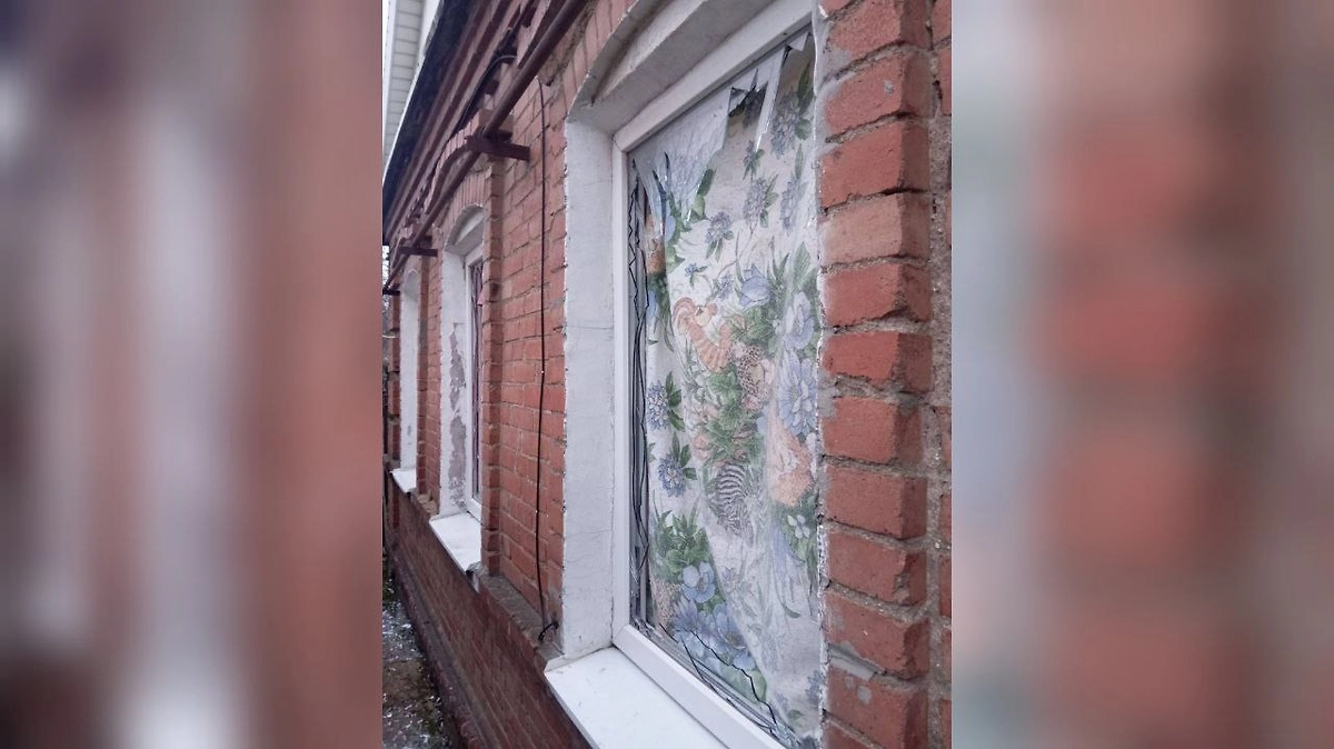 Последствия атаки ВСУ. Фото © Telegram / Евгений Балицкий