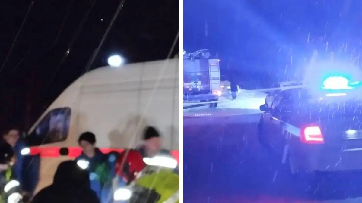 Девять человек пострадали в ДТП в Карелии. Фото © Telegram / Госкомитет Карелии по безопасности