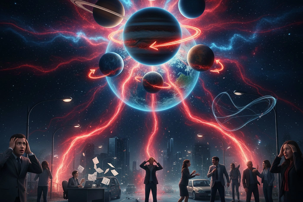  Что такое ретроградный период в астрологии. Фото © Nano Banana AI