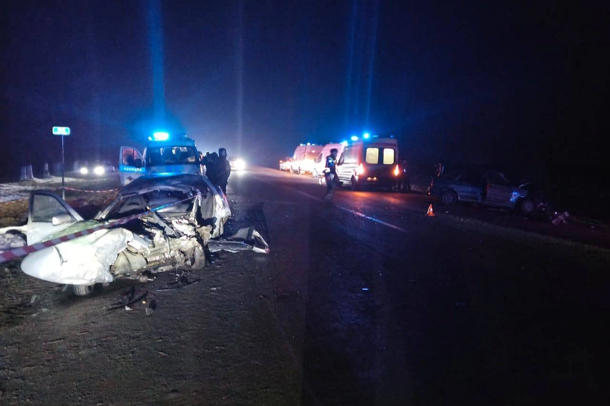 Смертельное ДТП на трассе «Кавказ». Обложка ©  Telegram / Госавтоинспекция КБР