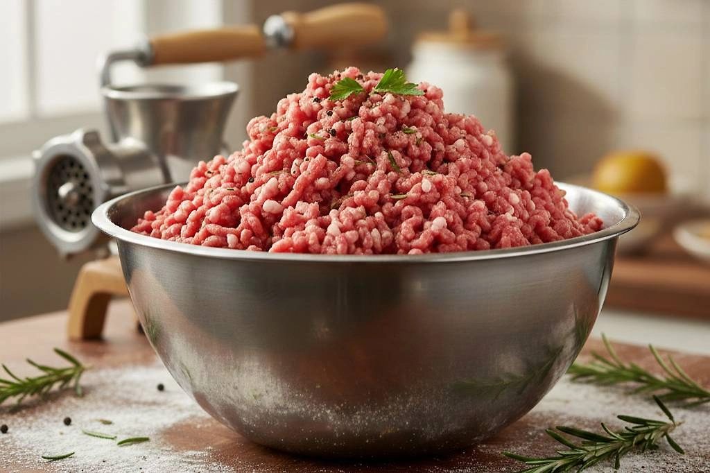 Сочный фарш для мантов — все секреты. Фото ©&nbsp;Nano Banana AI