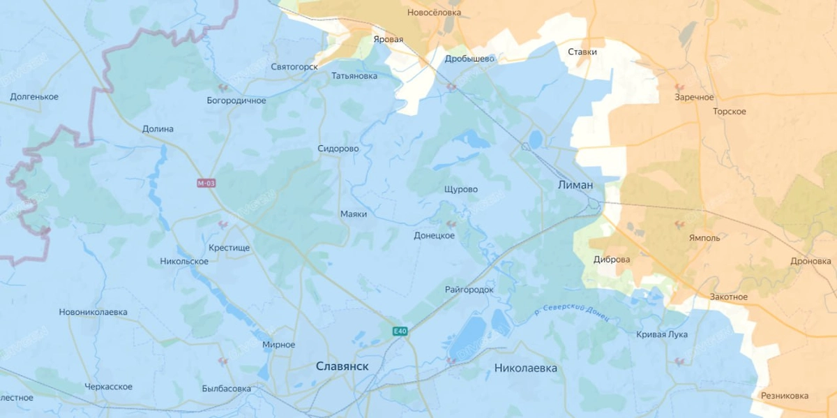 Карта СВО на январь 2026 года. Армия России продвигается к Славянску. Фото © DIVGEN 🚩 Карта СВО