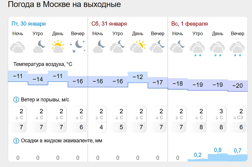 Какая погода в Москве на выходных и как в мороз ощущаются магнитные бури? Фото © GISMETEO