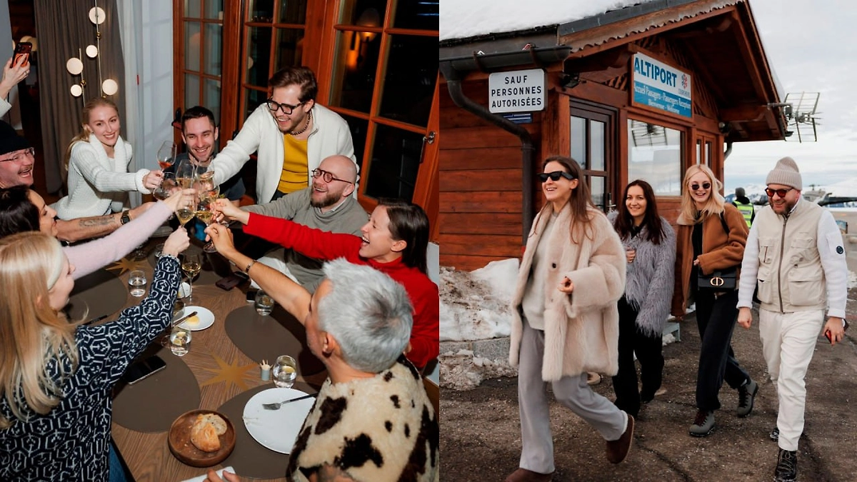 VIP-праздник Rendez-Vous в Куршевеле. Фото © Telegram / Rendez-Vous (Рандеву)