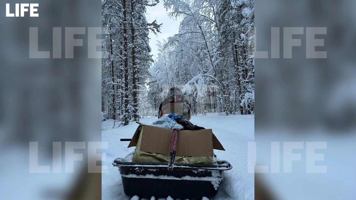 Снаряжение пришлось тащить волоком. Фото © Life.ru