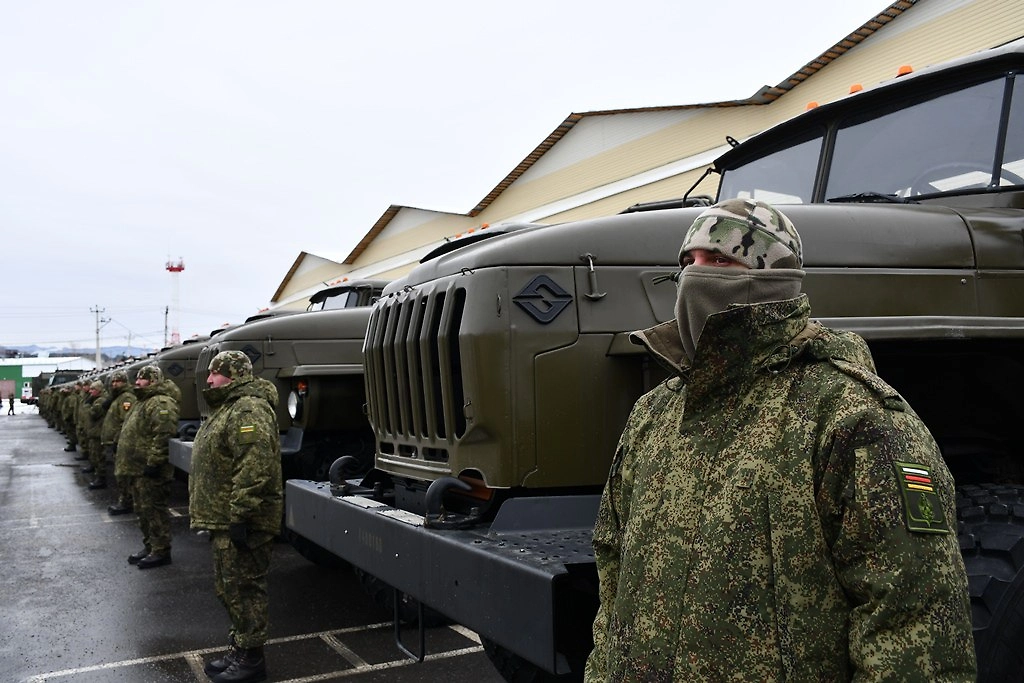 РФ передала Южной Осетии крупнейшую партию современного вооружения и техники. Обложка © Telegram / Министерство обороны Республики Южная Осетия