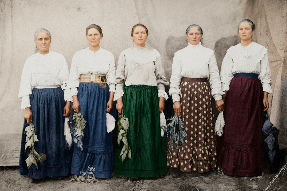 Родственные связи служили для казачки главной опорой в повседневной жизни. Фото © ТАСС / Репродукция ТАСС