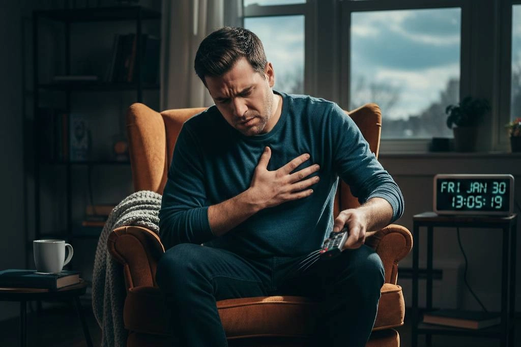 Скрытые симптомы болезней сердца, которые нельзя игнорировать. Фото © Nano Banana AI