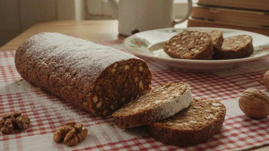 Как приготовить шоколадную колбасу: классические советские рецепты. Фото © Nano Banana AI