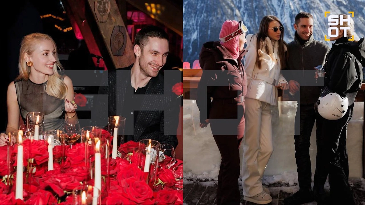 Никита Чекрыгин на скандальном корпоративе в Куршевеле. Коллаж © SHOT