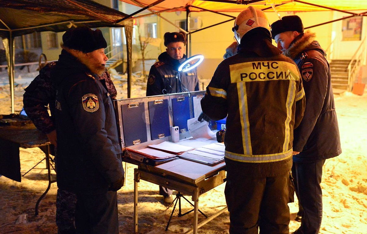 На месте ЧП работают правоохранители. Фото © Telegram / Тверская область. Официально