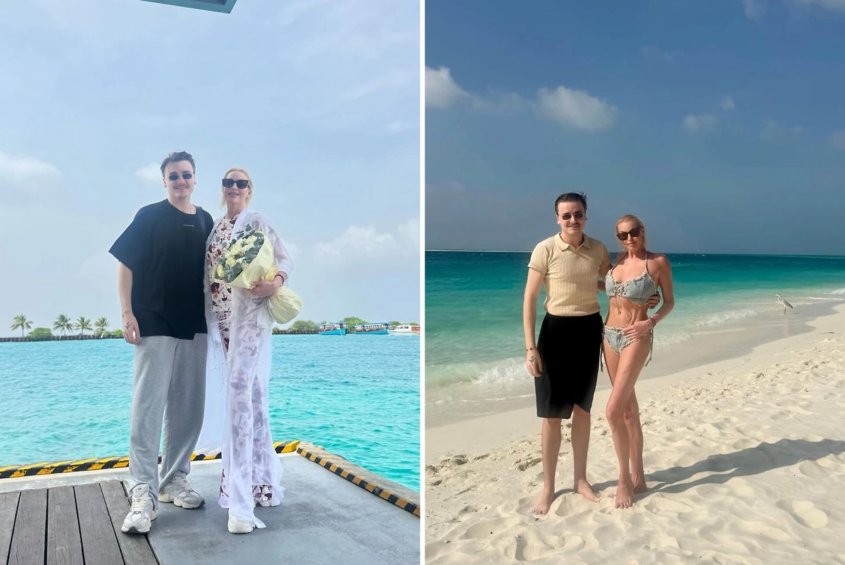 Анастасия Волочкова в 28-й раз прилетела на Мальдивы с молодым танцором. Фото © Instagram (признан экстремистской организацией и запрещён на территории Российской Федерации) / volochkova_art