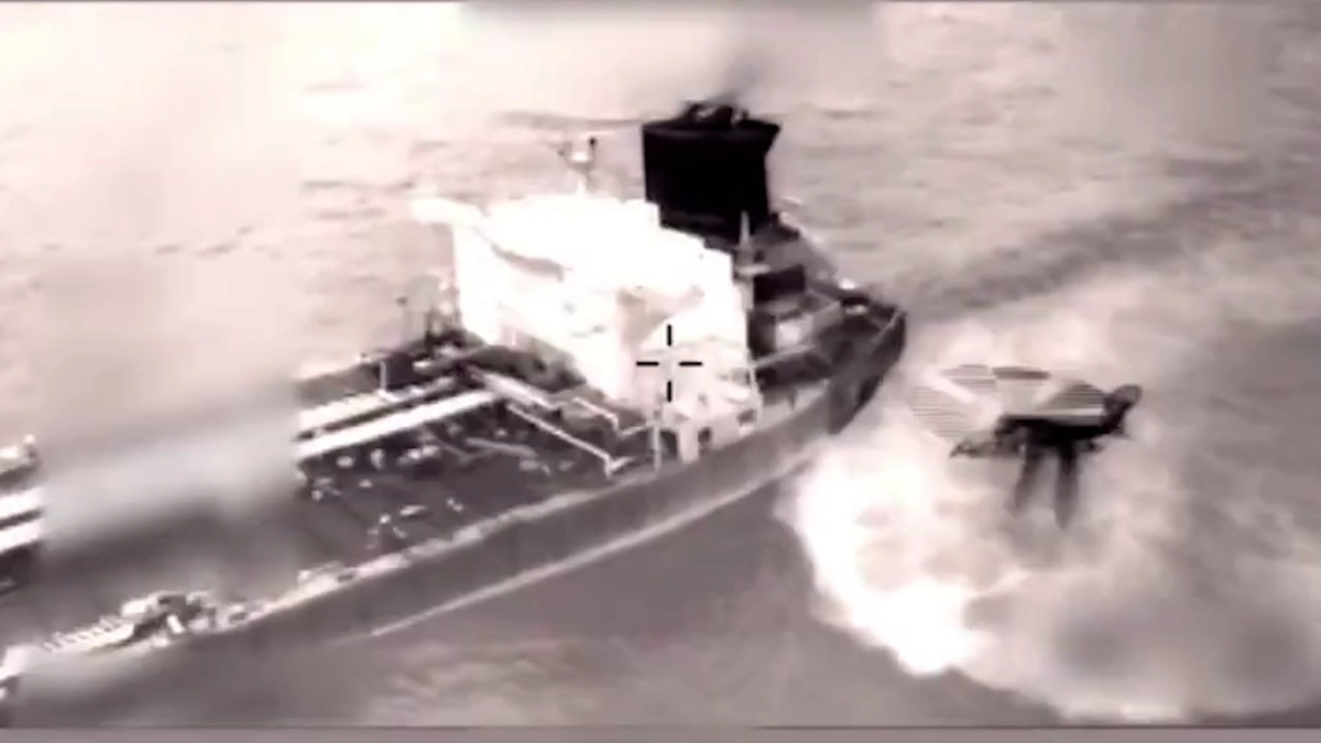 Южное командование армии США подтвердило захват танкера Olina. Обложка © Х / U. S. Southern Command