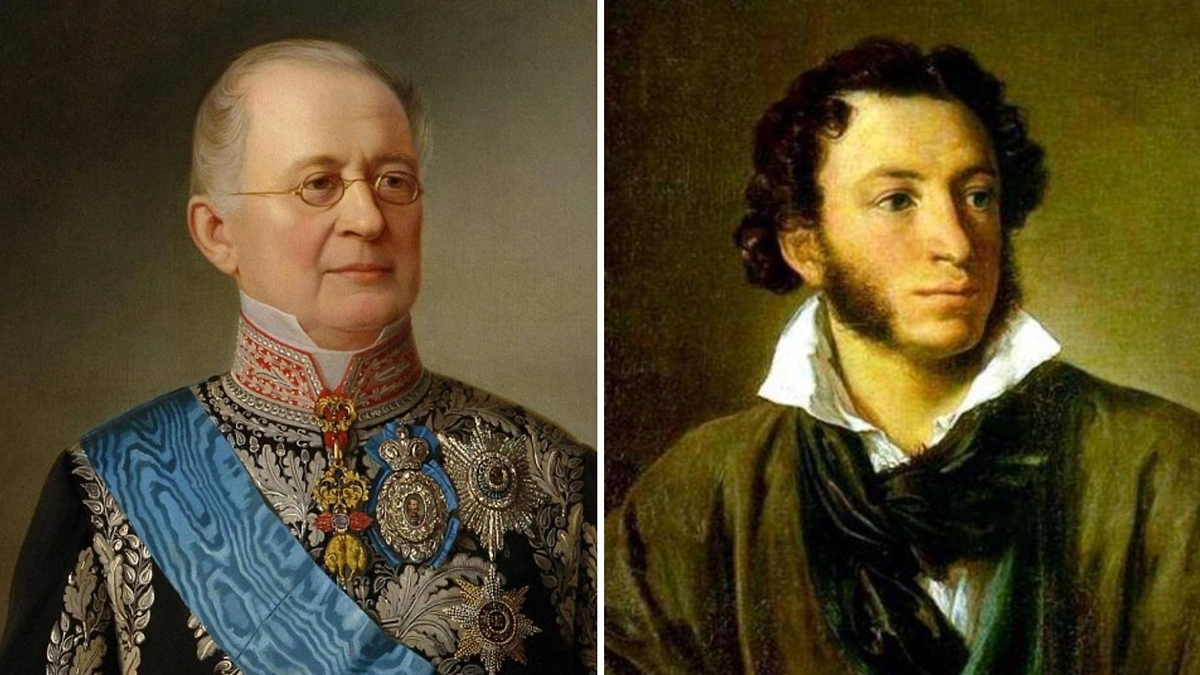 Александр Горчаков и Александр Пушкин — одноклассники первого выпуска Царскосельского лицея. Фото © Wikipedia / Ботман, Егор Иванович., Фото © Wikipedia / V.A.Tropinin