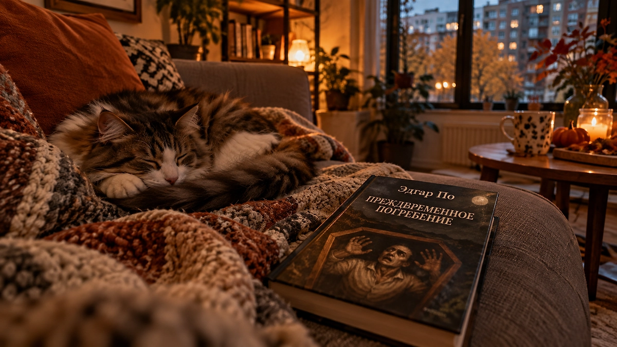 «Преждевременное погребение» Эдгара По: как страх быть похороненным заживо меняет жизнь героя рассказа? ИИ-иллюстрация: создано редакцией Life.ru с использованием ChatGPT (OpenAI) 
