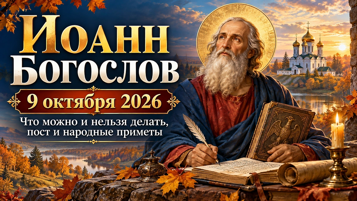 9 октября 2026 года православные верующие вспоминают апостола и евангелиста Иоанна Богослова. Иллюстрация Life.ru, созданная с помощью ИИ