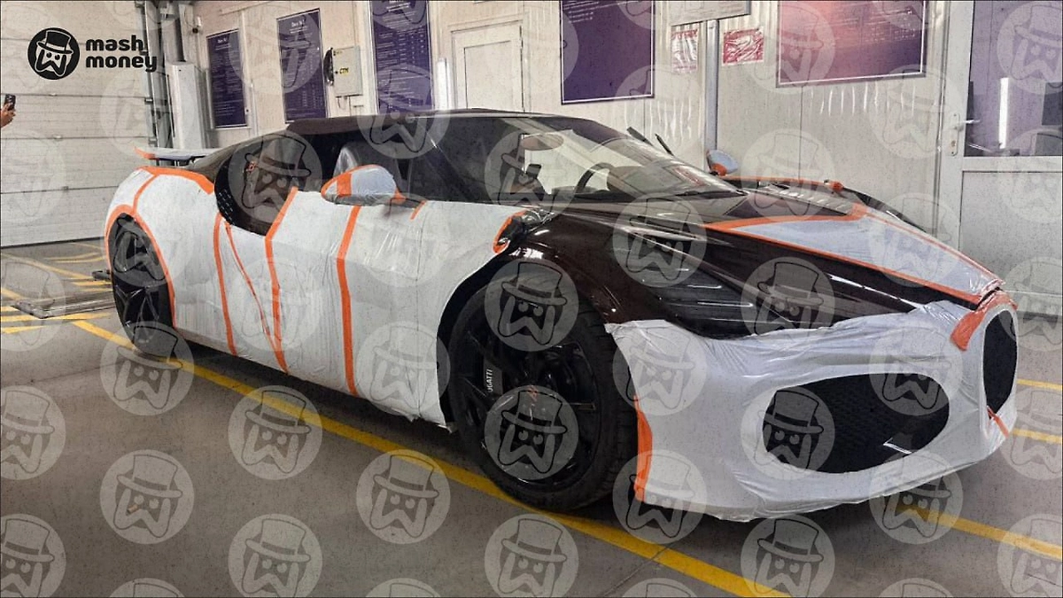 Первый в России Bugatti Mistral. Фото © Telegram / Mash Money