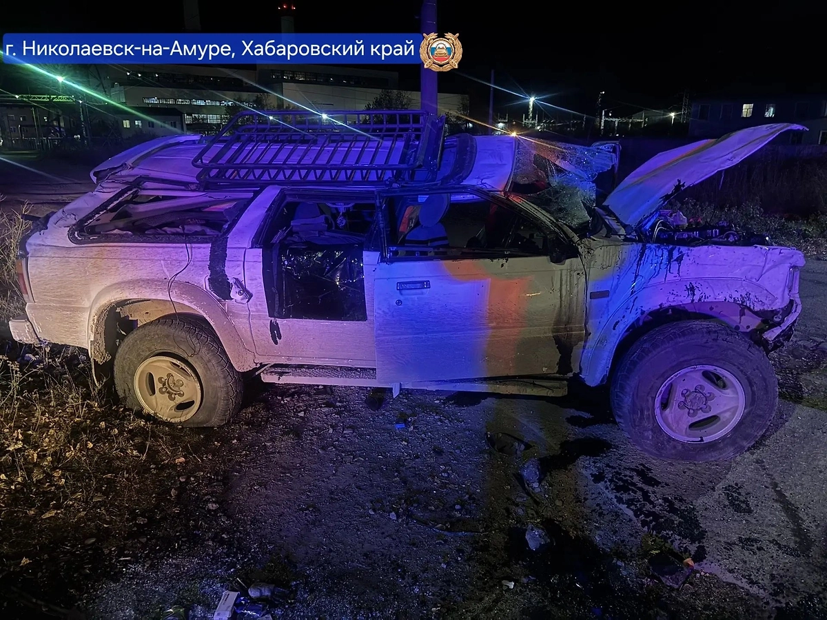 Два человека погибли, восемь пострадали в ДТП в Хабаровском крае. Фото © Telegram / Госавтоинспекция Хабаровского края
