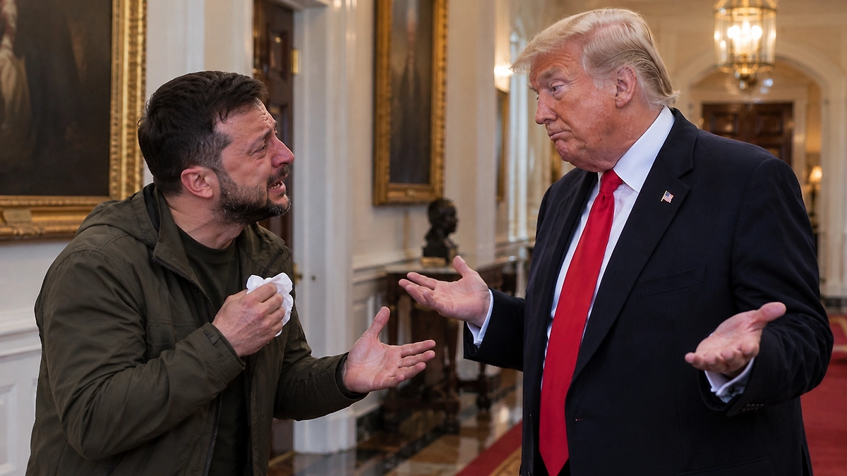 Почему Трамп сейчас особенно недоволен Зеленским. ИИ-иллюстрация: создано редакцией Life.ru с использованием ChatGPT (OpenAI)